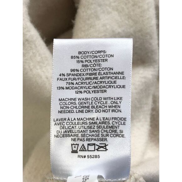 Express One Eleven faux fur hoodie - Picture 8 of 9